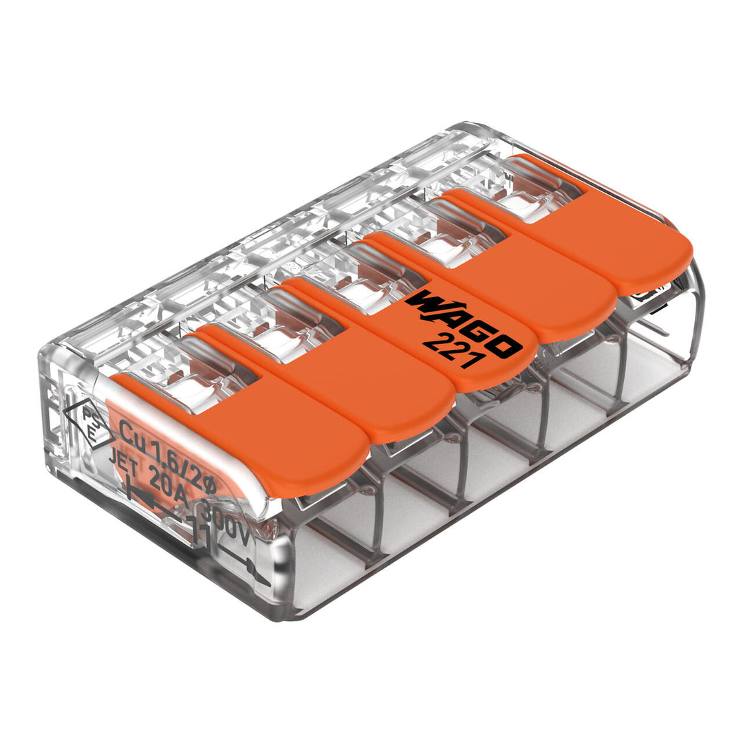 WAGO Compact 5 Conductor Splice